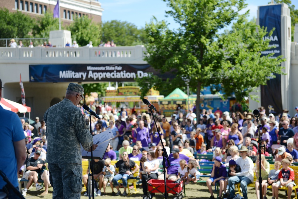 Minnesotans honor military kids at Military Appreciation Day at the Minnesota State Fair