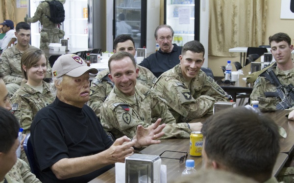 Dave Roever visits Soldiers in Afghanistan