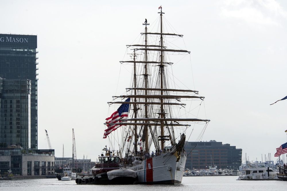 USCGC Eagle visits Baltimore