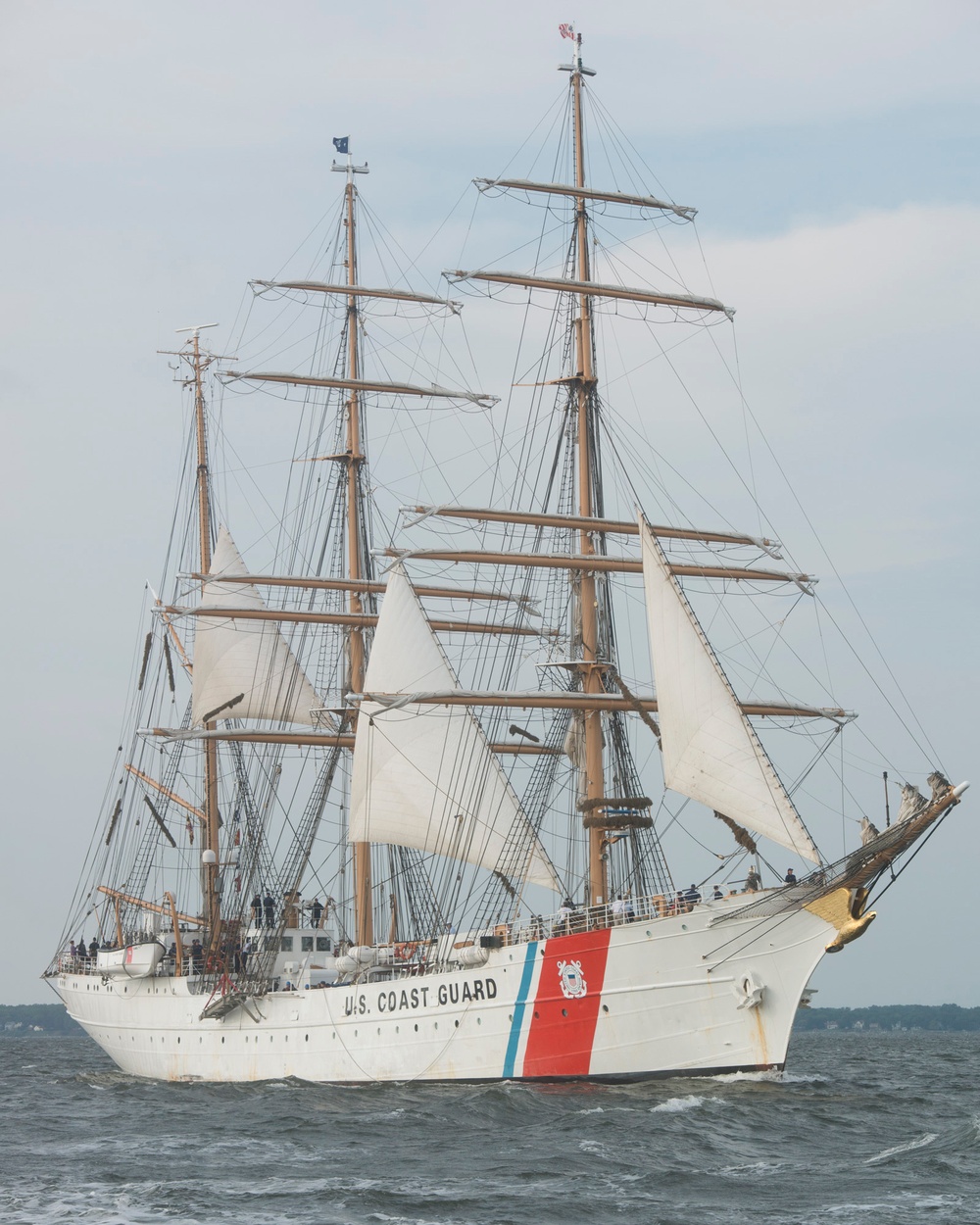 Coast Guard cutter Eagle sails to Baltimore