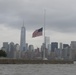 Ellis Island American flag honors 9/11 victims
