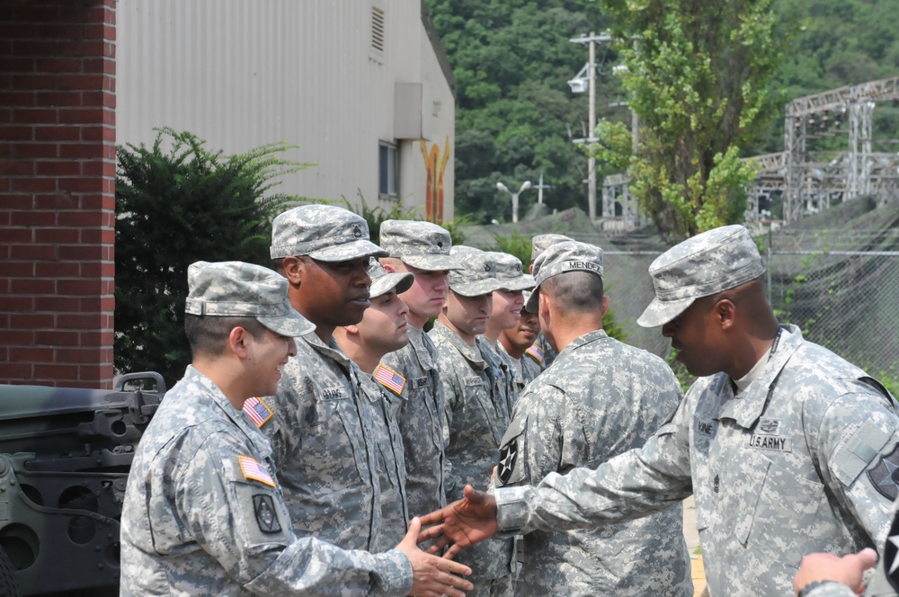 Thunder Soldiers receive awards for their dedicated work during UFG