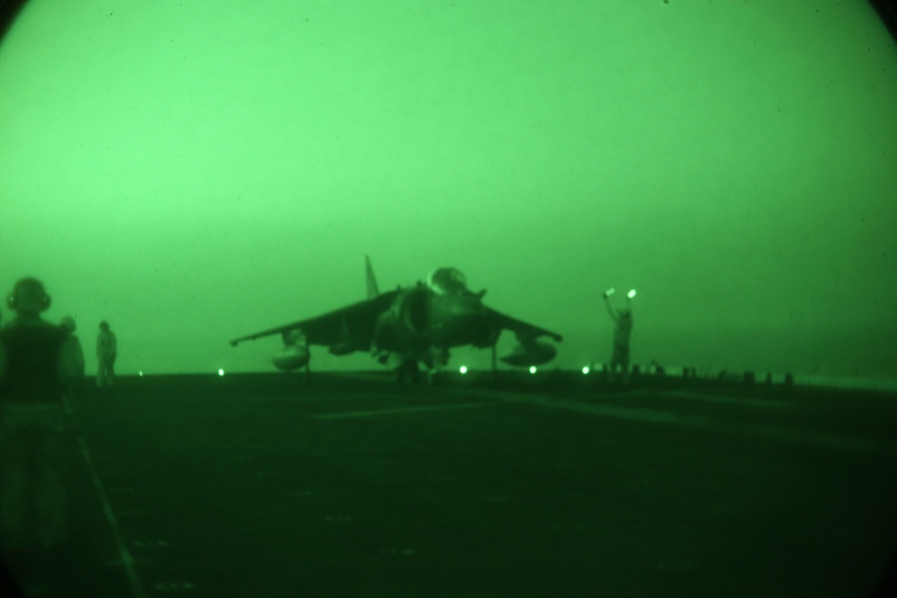 22nd MEU, Bataan conduct Harrier operations
