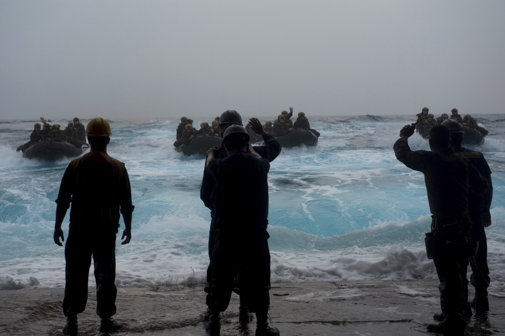 USS Germantown operations