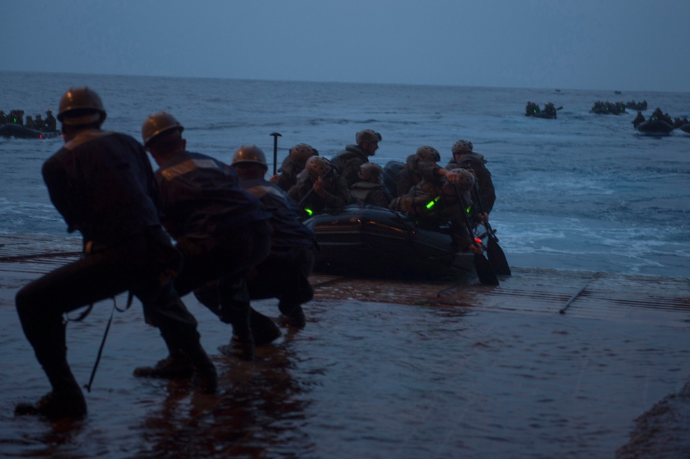 USS Germantown operations