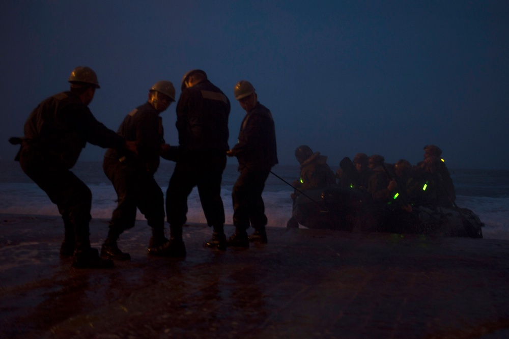 USS Germantown operations