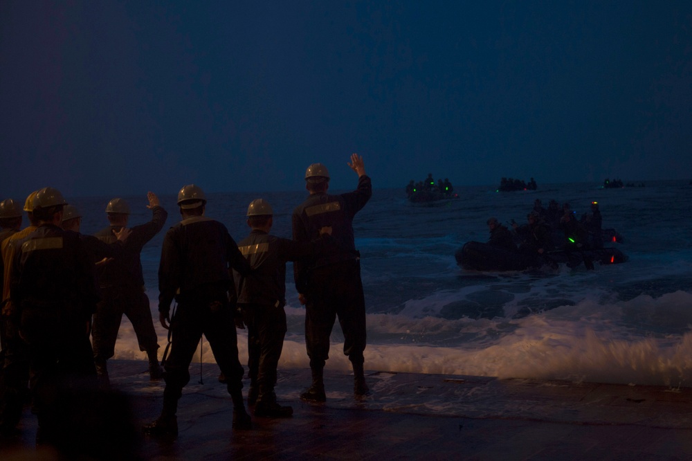 USS Germantown operations