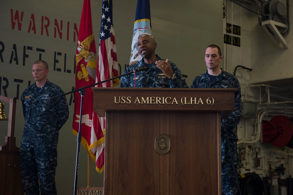 USS America remembers 9/11