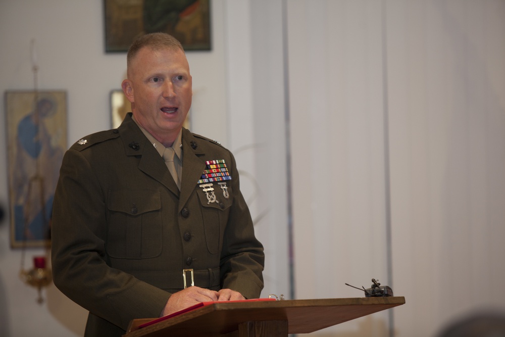 LtCol. Andrew P. Reed USMC Memorial Service