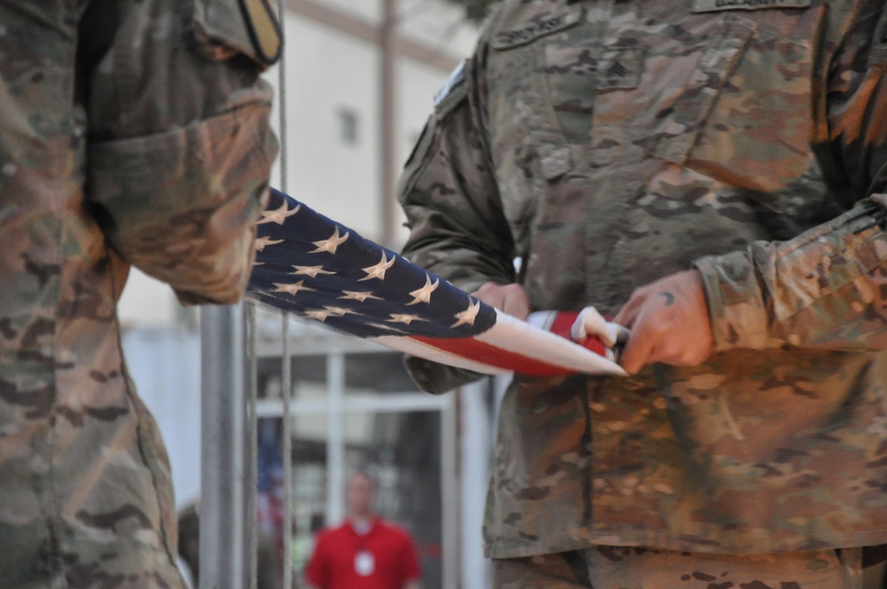 Coalition Soldiers remember 9/11