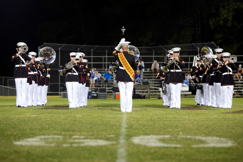 PI band performs at military appreciation ceremony