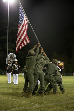 PI band performs at military appreciation ceremony