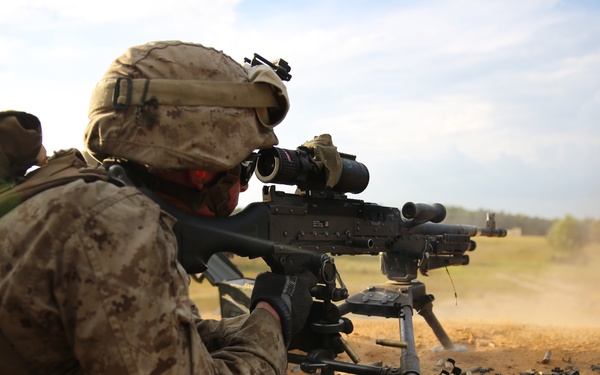 Marines assault Range P28 aboard Fort A.P. Hill