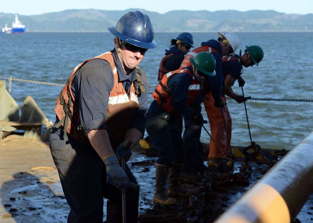 Coast Guard Cutter Fir buoy replacement