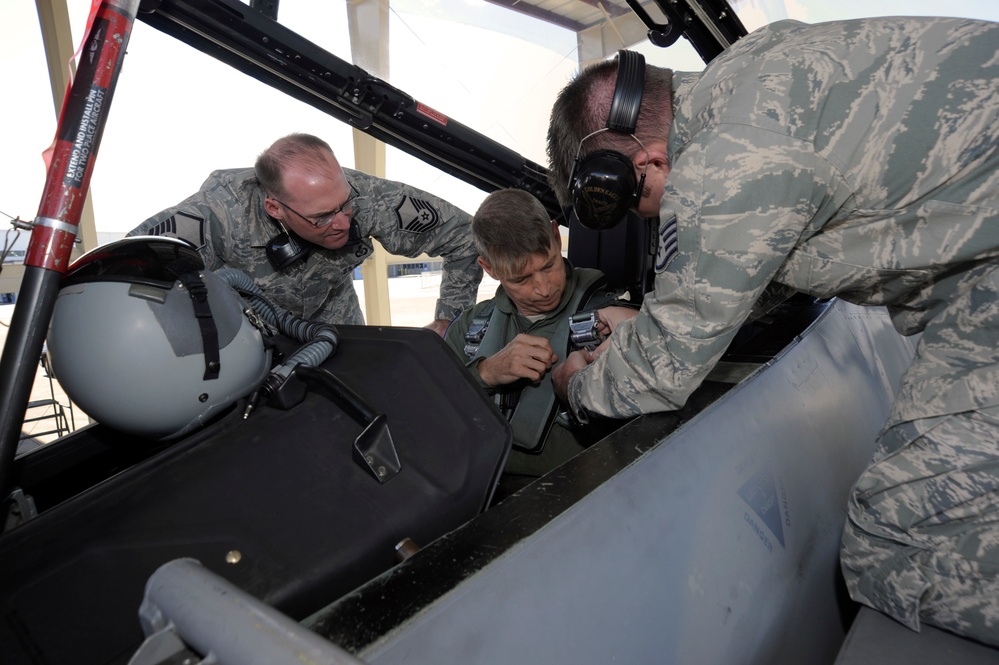 Oregon adjutant general F-15 flight