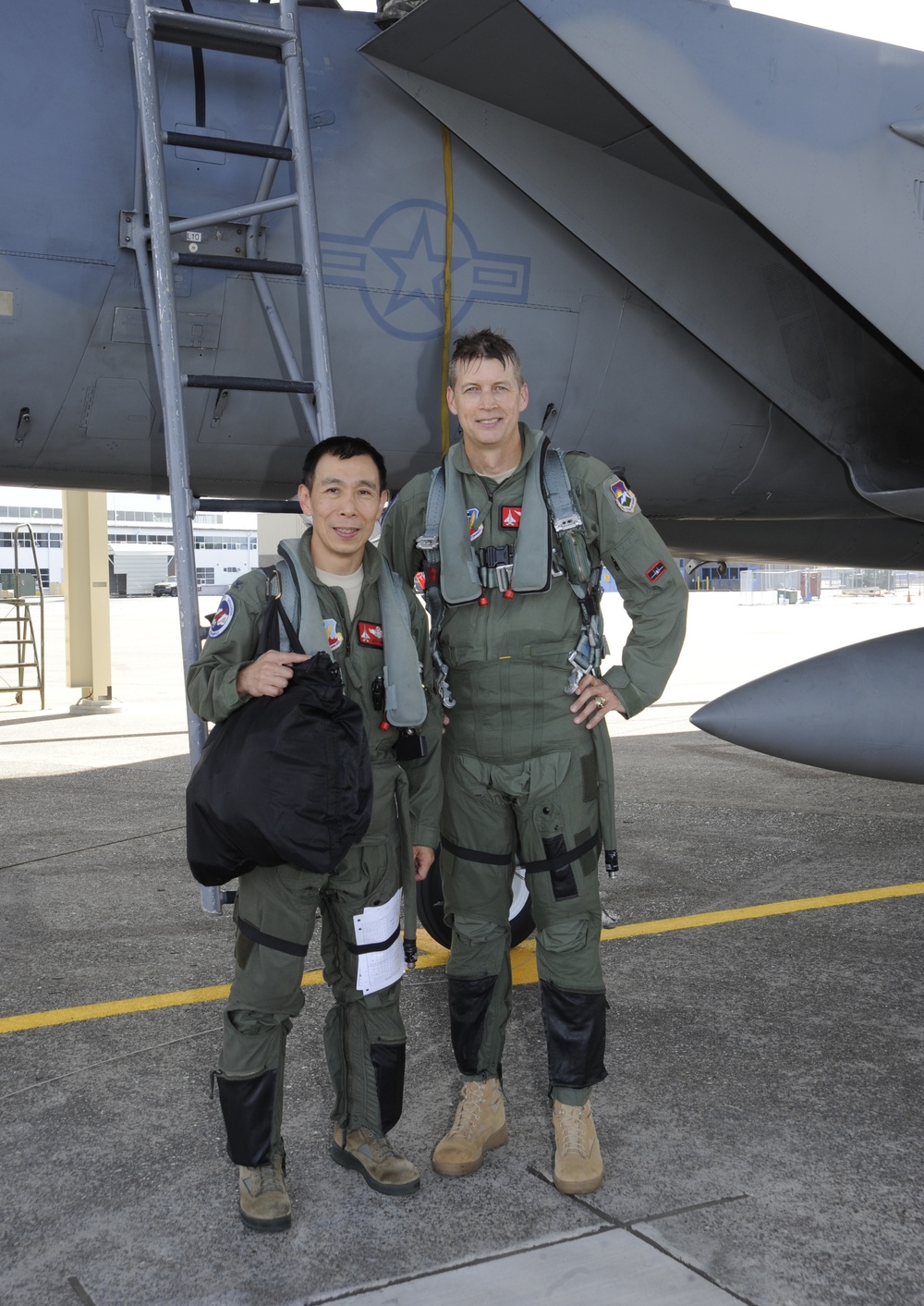 Oregon adjutant general F-15 flight