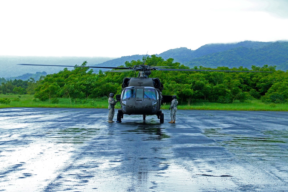 PRNG Black Hawk Rescue Hoist System training