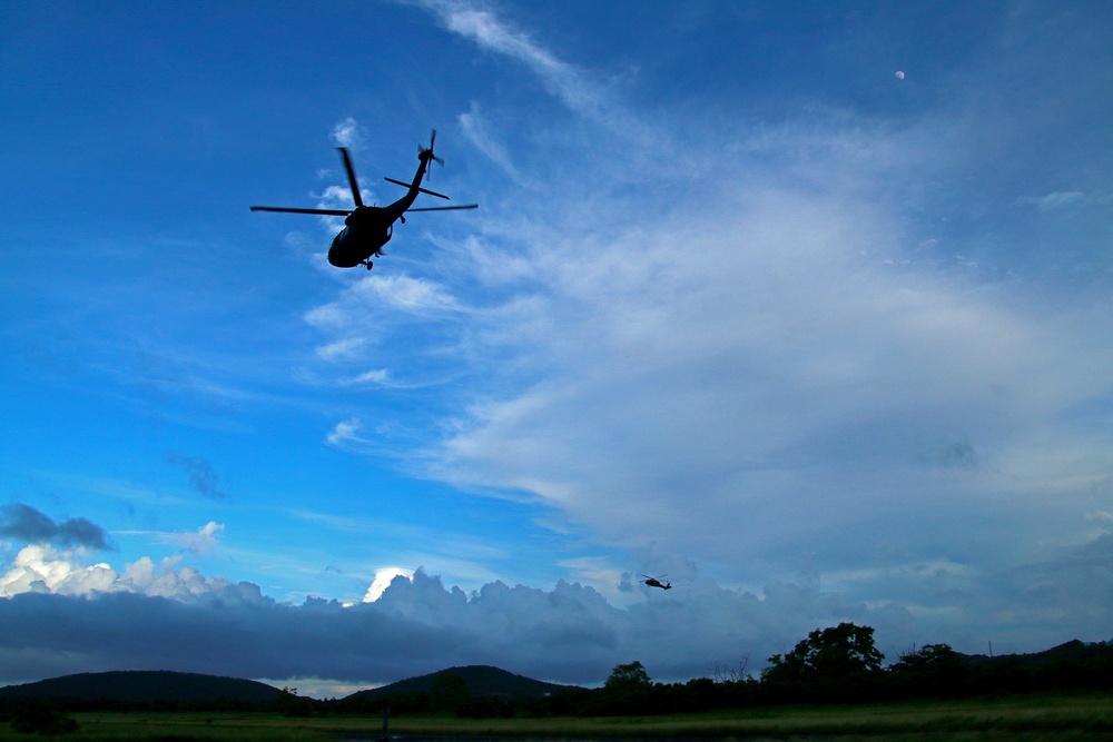 PRNG Black Hawk Rescue Hoist System training