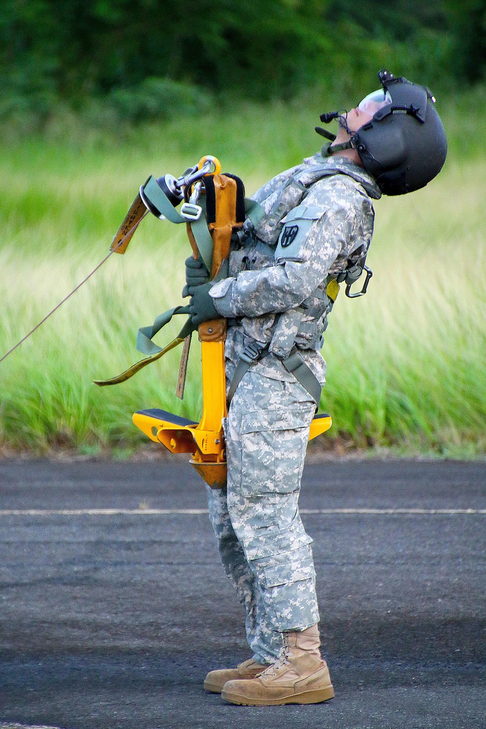 PRNG Black Hawk Rescue Hoist System training