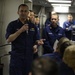 Vice Adm. Chuck Michel visits CGC Stratton in the Arctic