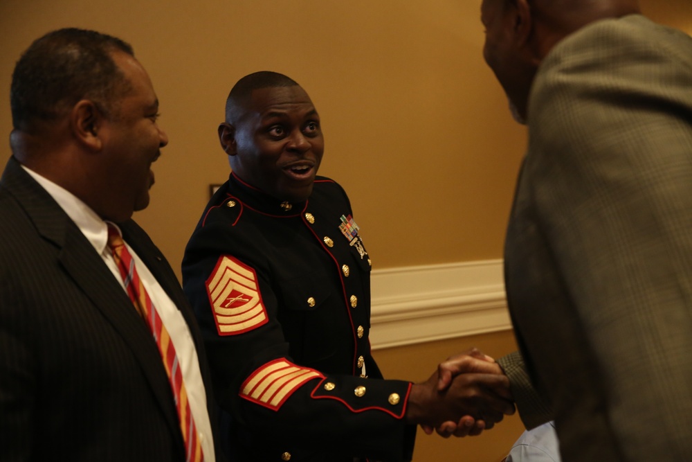 Marines attend Nike Coaches Luncheon