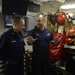 Vice Adm. Chuck Michel visits CGC Stratton in the Arctic