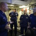 Vice Adm. Chuck Michel visits CGC Stratton in the Arctic