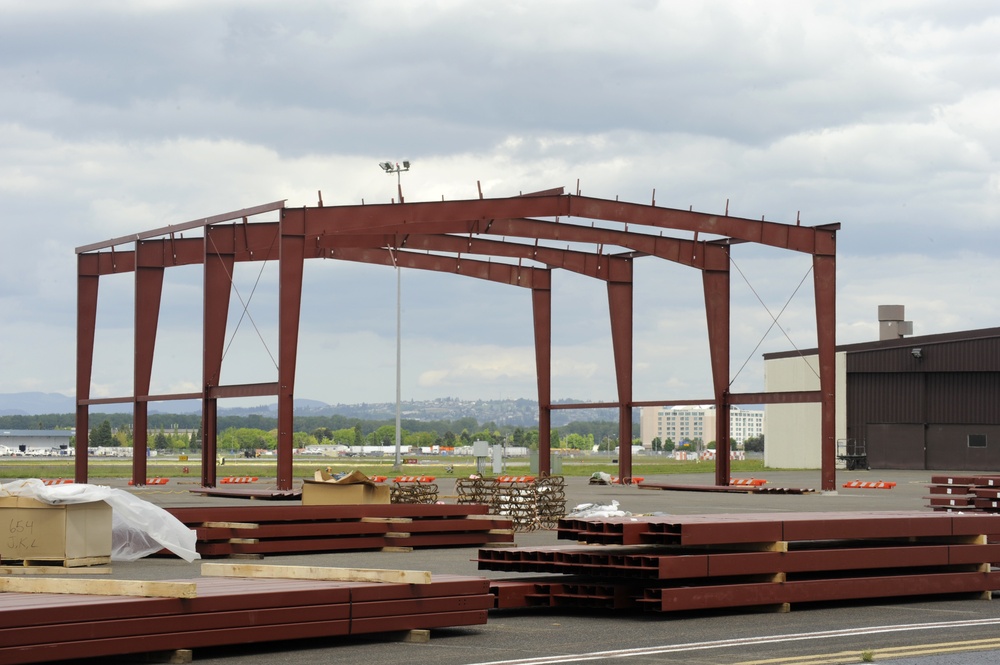 New aircraft shelters a haven for Eagles