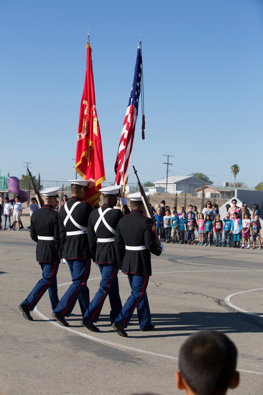 MCLB Barstow's Walking Color Guard