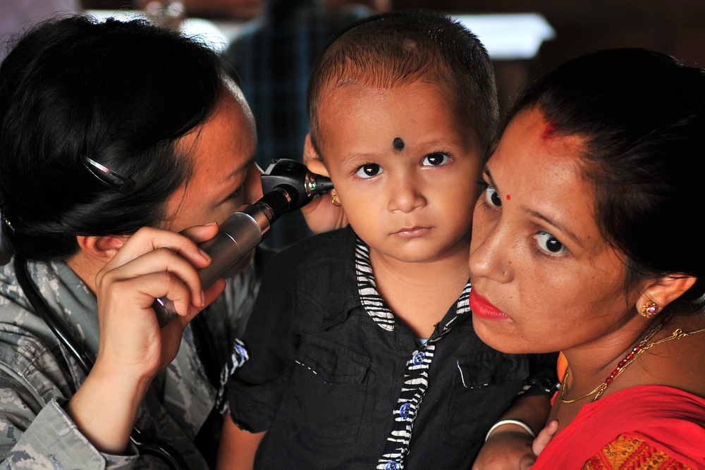 Pediatricians care for youngest patients of Operation PACANGEL-Nepal