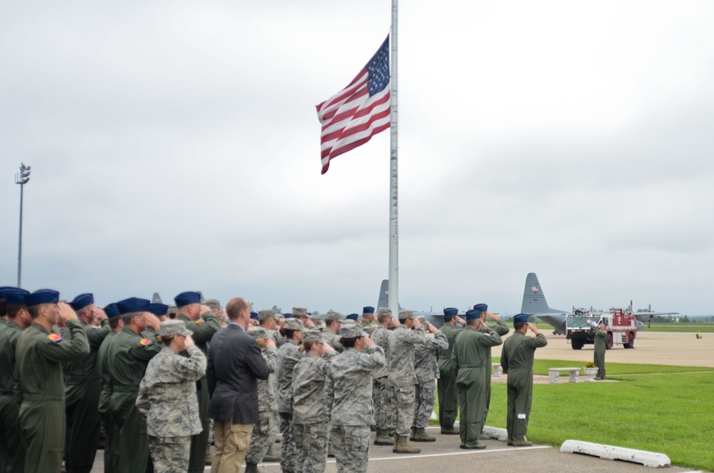 Wing holds 9/11 ceremony