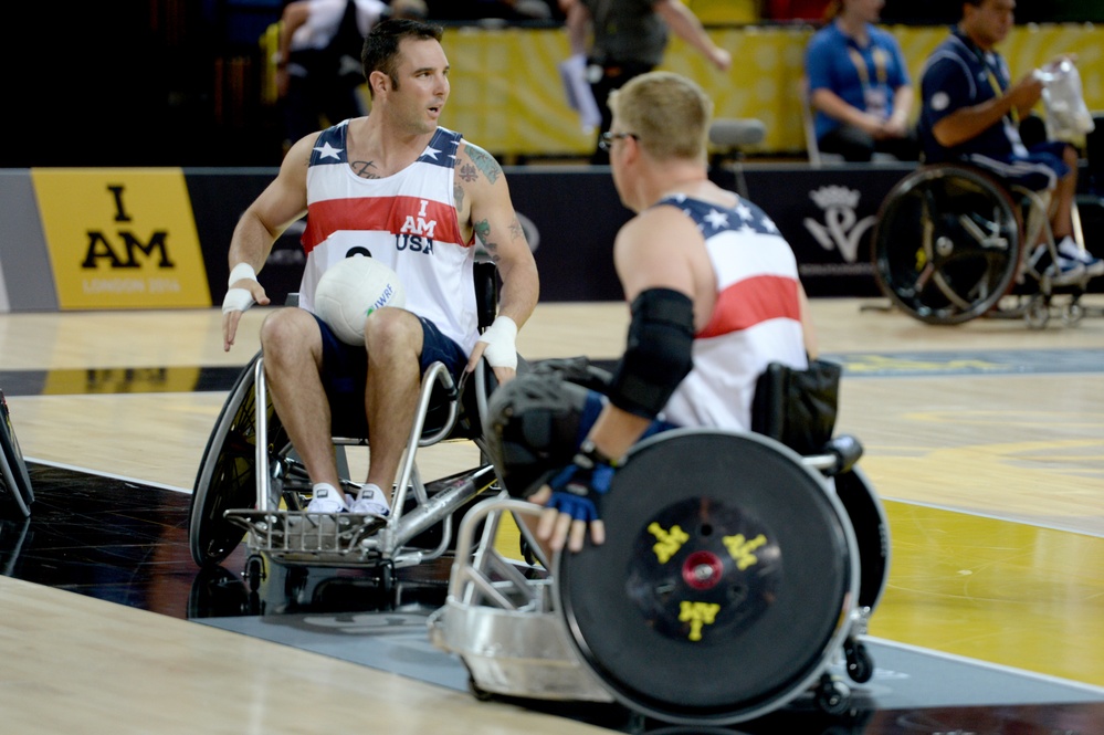 Wheelchair rugby at Invictus Games