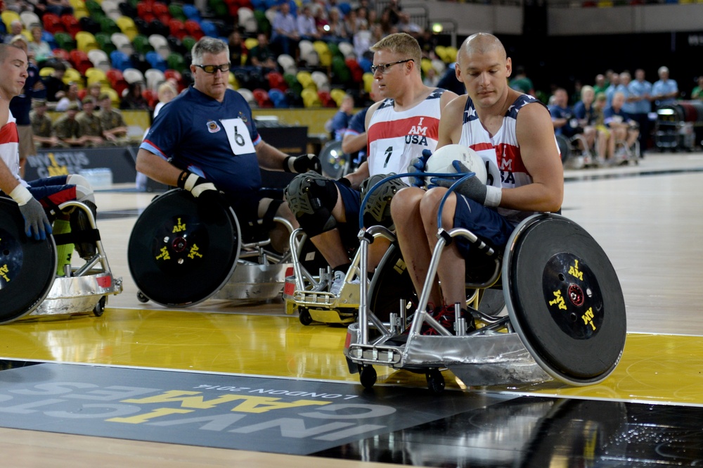 Wheelchair rugby at Invictus Games