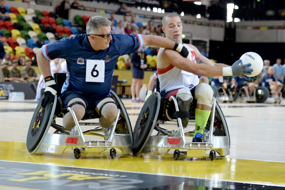 Wheelchair rugby at Invictus Games