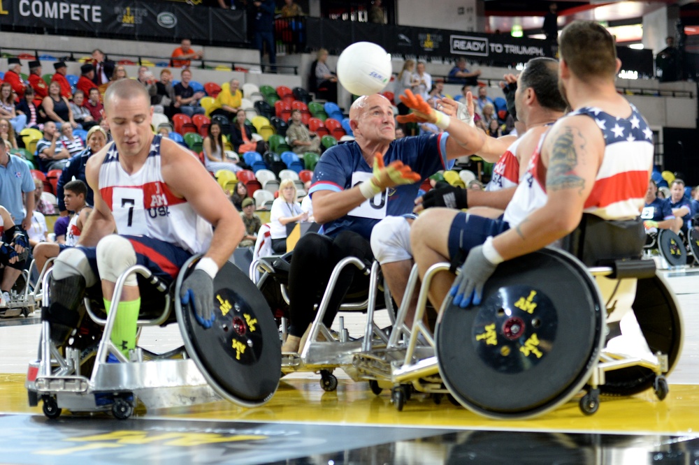 Wheelchair rugby at Invictus Games