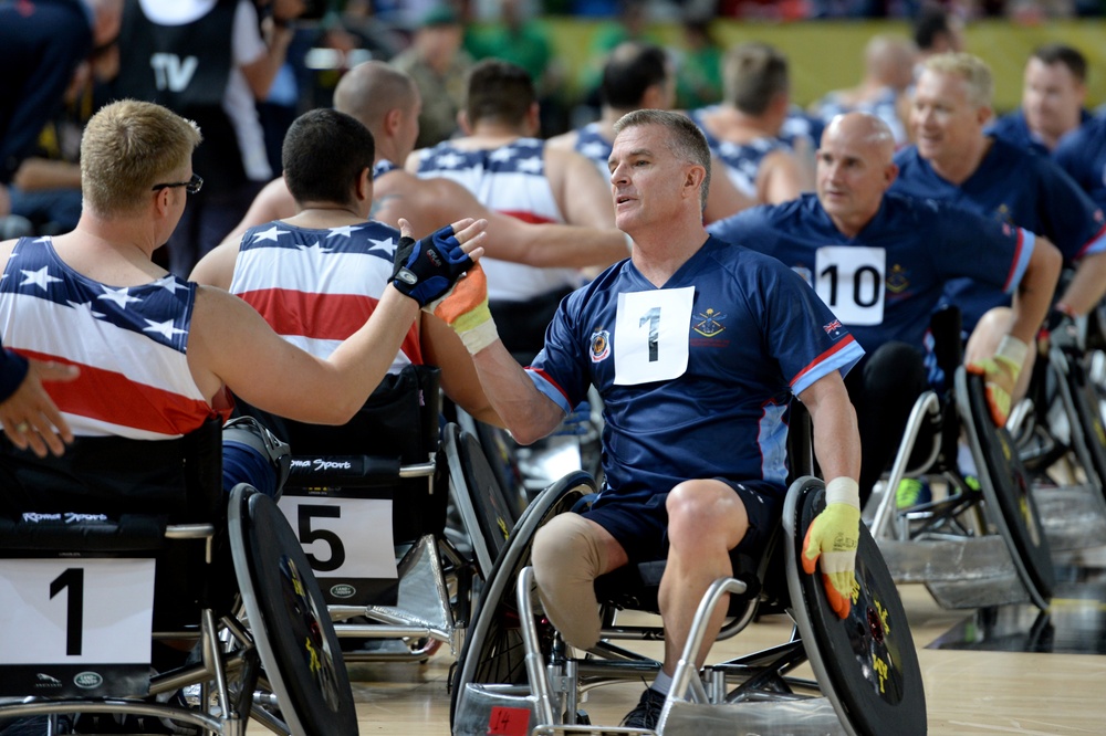 Wheelchair rugby at Invictus Games