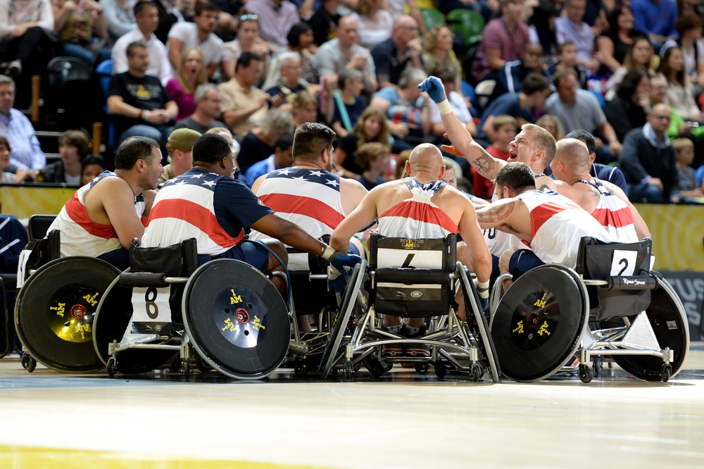 Wheelchair rugby at Invictus Games