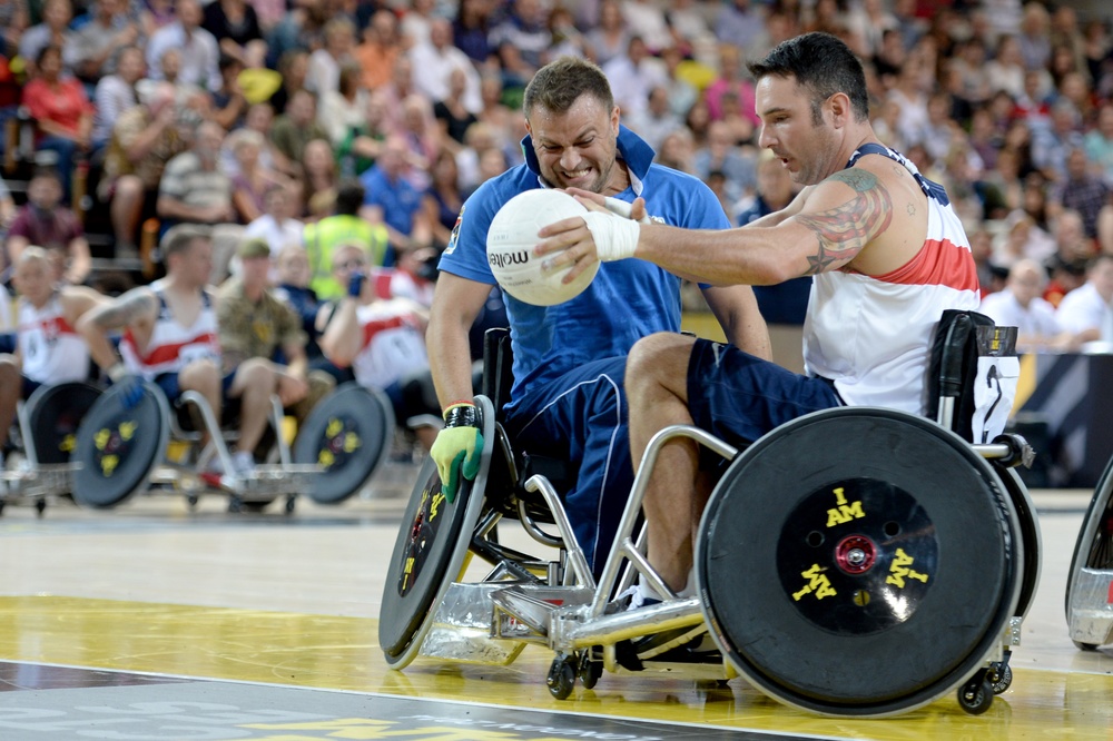 Wheelchair rugby at Invictus Games