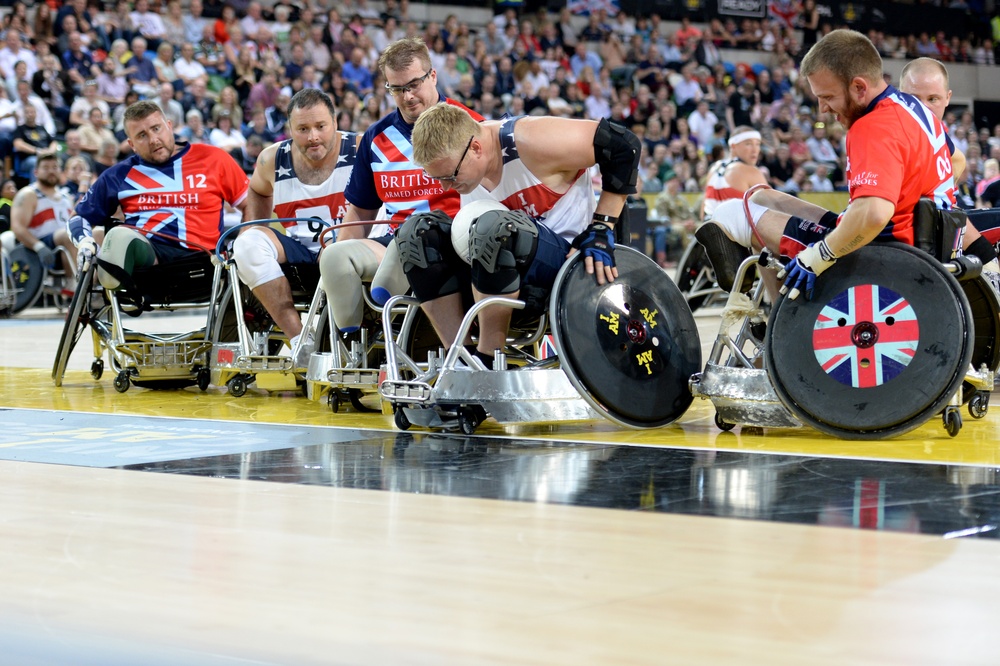 Wheelchair rugby at Invictus Games