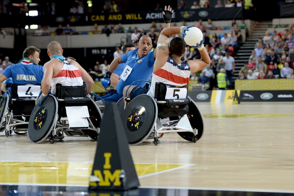 Wheelchair rugby at Invictus Games