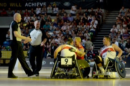 Wheelchair rugby at Invictus Games