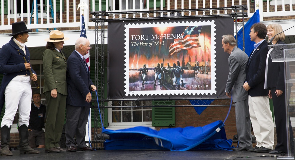 US Postal Service reveals patriotic stamp at Star-Spangled Spectacular