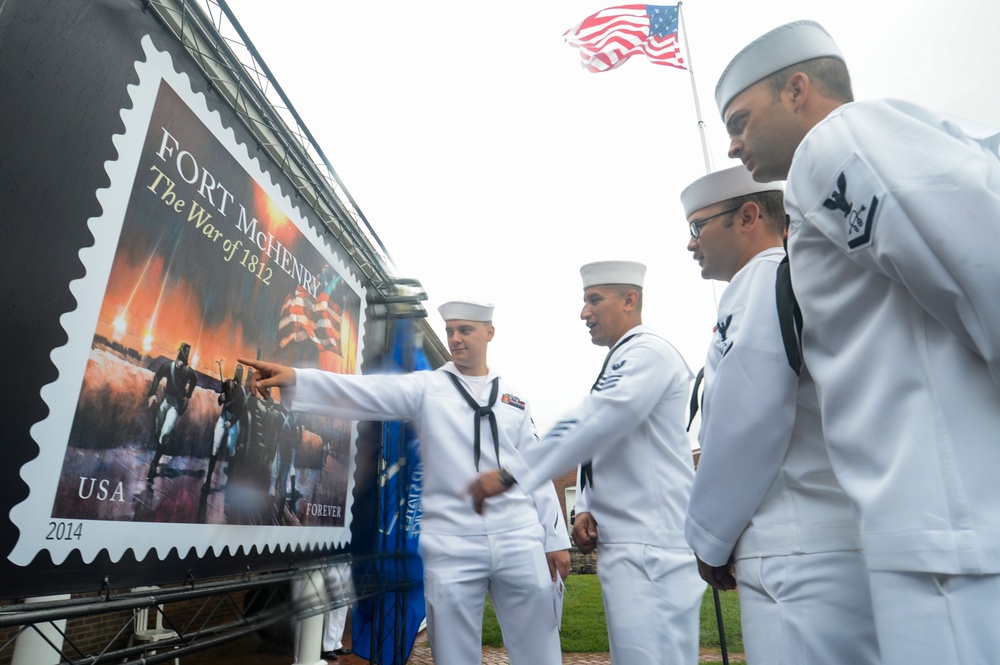 War of 1812 limited edition Forever Stamp first-day-of-issue ceremony