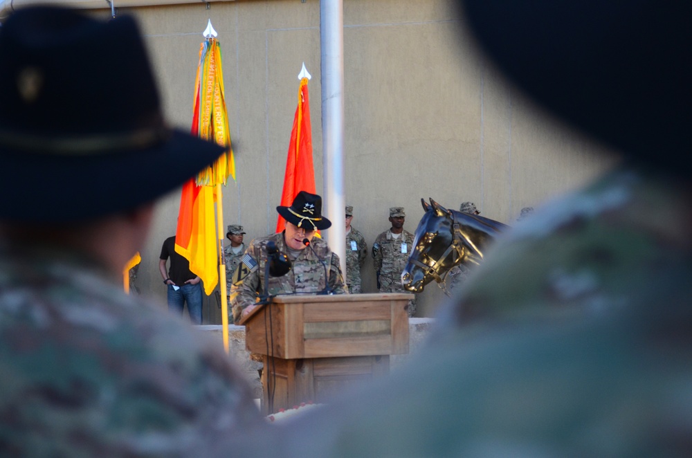 RC-South celebrates 1st Cavalry Division birthday at KAF ceremony