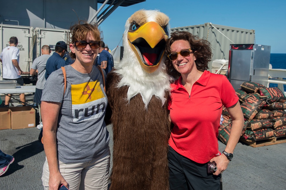 USS America steel beach picnic
