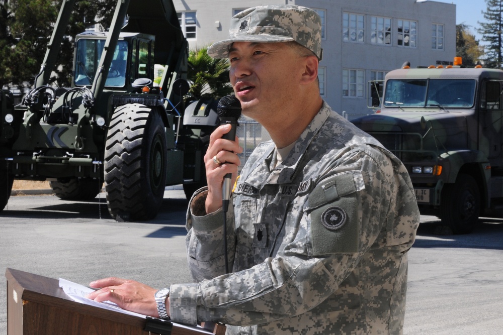483rd Transportation Battalion welcomes incoming commander