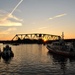 Coast Guard Station Curtis Bay Small Boats at sunset