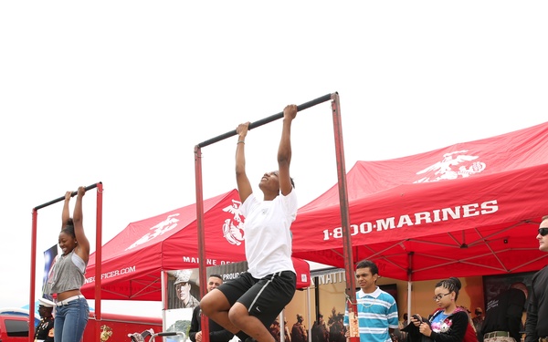 Marines host pull-up challenge at SHC