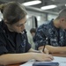 E-5 advancement exam aboard USS Bataan