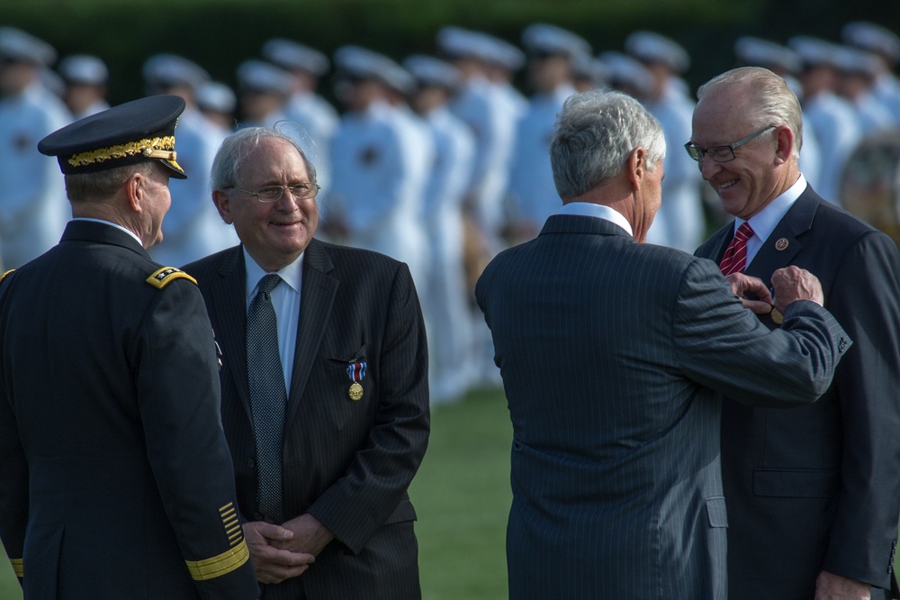 Armed Forces Farewell Tribute in honor of Carl M. Levin and Howard 'Buck' McKeon